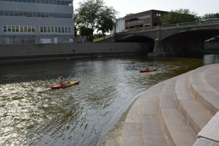Kayaking Downtown